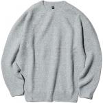 Трикотажная футболка мужская небесно-серая UNIQLO - фото