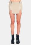 Мини-юбка MARLEY OW Collection, бежевый - фото