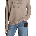 Женский кашемировый свитер FW25 LOUIS VUITTON, Light Umber - фото 9