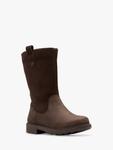 Детские ботинки Astrol Zip Mid Calf Clarks, Dark Brown - фото 7