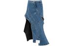 Feng Chen Wang Джинсовая длинная юбка Women's Blue - фото