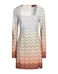 Мини-платье Missoni, оранжевый - фото
