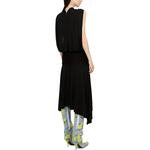 Платье миди с узлом Acne Studios, черный - фото 4