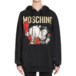 MOSCHINO Свитшот женский черный - фото 4