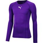 Shirt liga baselayer tee ls Puma, фиолетовый - фото 2