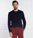 Свитер из шерсти POLO RALPH LAUREN Slim Fit, темно-синий - фото 3