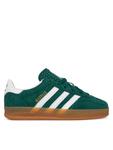Кроссовки Gazelle Indoor IH9134 Adidas, зеленый - фото