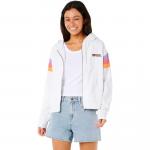 Женская толстовка Surf Revival на молнии Rip Curl, Grey Marle - фото