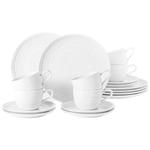 Кофейный сервиз terra uni 18 предметов Seltmann Weiden, белый - фото