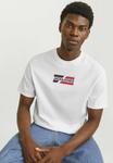 Футболка с принтом LOGO RUNDHALS Jack & Jones, белый - фото 3