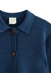 Кардиган Lindex KNITTED WITH COLLAR , Dark Blue - фото 3