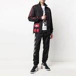 Куртка ss21 solid color logo printing zipper sports jacket black Off-White, черный - фото 2