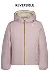 Пуховик K-Way, розовый - фото