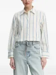 Рубашка в полоску Day Birger Et Mikkelsen, белый - фото