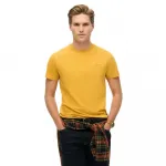 Футболка с коротким рукавом Superdry Essential Logo Emb, желтый - фото