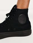 Черные однотонные кроссовки унисекс Converse Chuck Taylor All Star Hi - фото 4