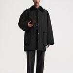 TOTEME Стеганая амбарная куртка, Black - фото 4