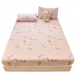 Подогнанная простыня Sanrio, Version A - Bowknot Hello Kitty - фото 2