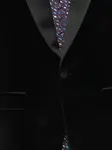 Однобортный бархатный костюм Paul Smith, черный - фото 3