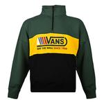 Толстовка stitching pullover sweater men green Vans, зеленый - фото