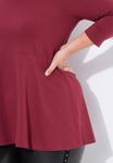 Топ MIAMODA Long sleeved top, Dark Claret/Berry - фото 4