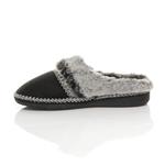 Тапочки на плоском каблуке AJVANI, черный - фото 3