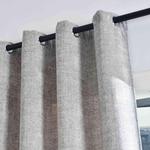 Штора Gardinenbox серый, 135/245/245 см - фото 4