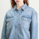 Рубашка Пакстона Anine Bing, washed синий - фото 5