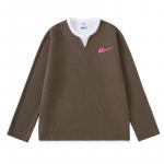 Футболка Unisex Moderate Mock Two Piece WARRIOR, coffee - фото