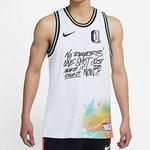 Мужское баскетбольное джерси Nike, цвет White - фото 3