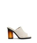 Туфли AllSaints Kelly Plexi Mule, Parchment White - фото 4
