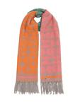 Шарф SAMAYA Rose, Green/Orange/Pink - фото