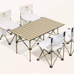 Набор походного снаряжения Outdoor Table And Chairs Set CAMEL, светло-желтый/желтый - фото 3