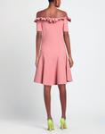 Мини-платье Mcqueen, лососево-розовый - фото 4