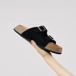 Шлепанцы женские Joy&Mario, черный - фото 19