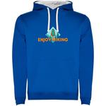 Худи Kruskis Enjoy Hiking Two Colour, синий - фото