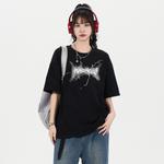 Футболка унисекс Cotton, красный/черный - фото 3