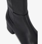 Сапоги Tayla из кожи на каблуке до колена Dune, черный - фото 2