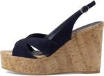 Сандалии Stuart Weitzman Carmen Wedge, цвет Nice Blue - фото 4