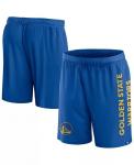 Мужские шорты Royal Golden State Warriors Post Up Mesh Fanatics - фото