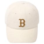 MLB 100% хлопковая бейсболка унисекс cream - фото 3