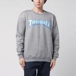 Свитшот мужской Thrasher серый - фото 4