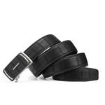 JAGUAR Кожаный ремень мужской, Black - фото 6