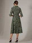 Платье-рубашка макси с принтом "animal print" Jolie Moi, Green/Multi - фото 3