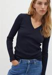 Джемпер DAGNA V-NECK InWear, цвет Mottled Dark Blue - фото 6
