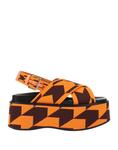 Сандалии Marni, оранжевый - фото