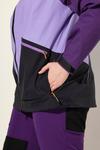Демисезонная куртка Ulla Popken, Purple/Lilac/Black - фото 4
