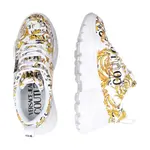 Кожаные кроссовки Versace, белый - фото 3