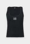 Топ Ksubi STACKED ORIGIN TANK, Black - фото 6