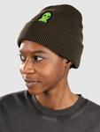 Шапка RIPNDIP Lord Alien Beanie, dark olive - фото 3